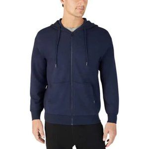 Eddie Bauer Men's Super Soft Full Zip Fleece Hoodie Blue Size L